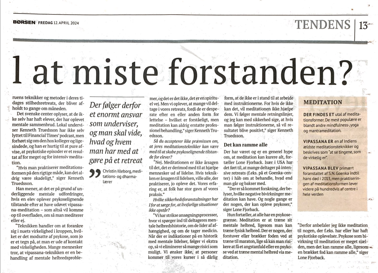 Mindfulness i Kirken Christin Illeborg Nordic Dharma