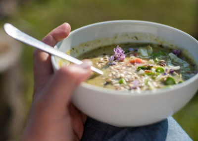 Mad på Silent retreat Christin Illeborg