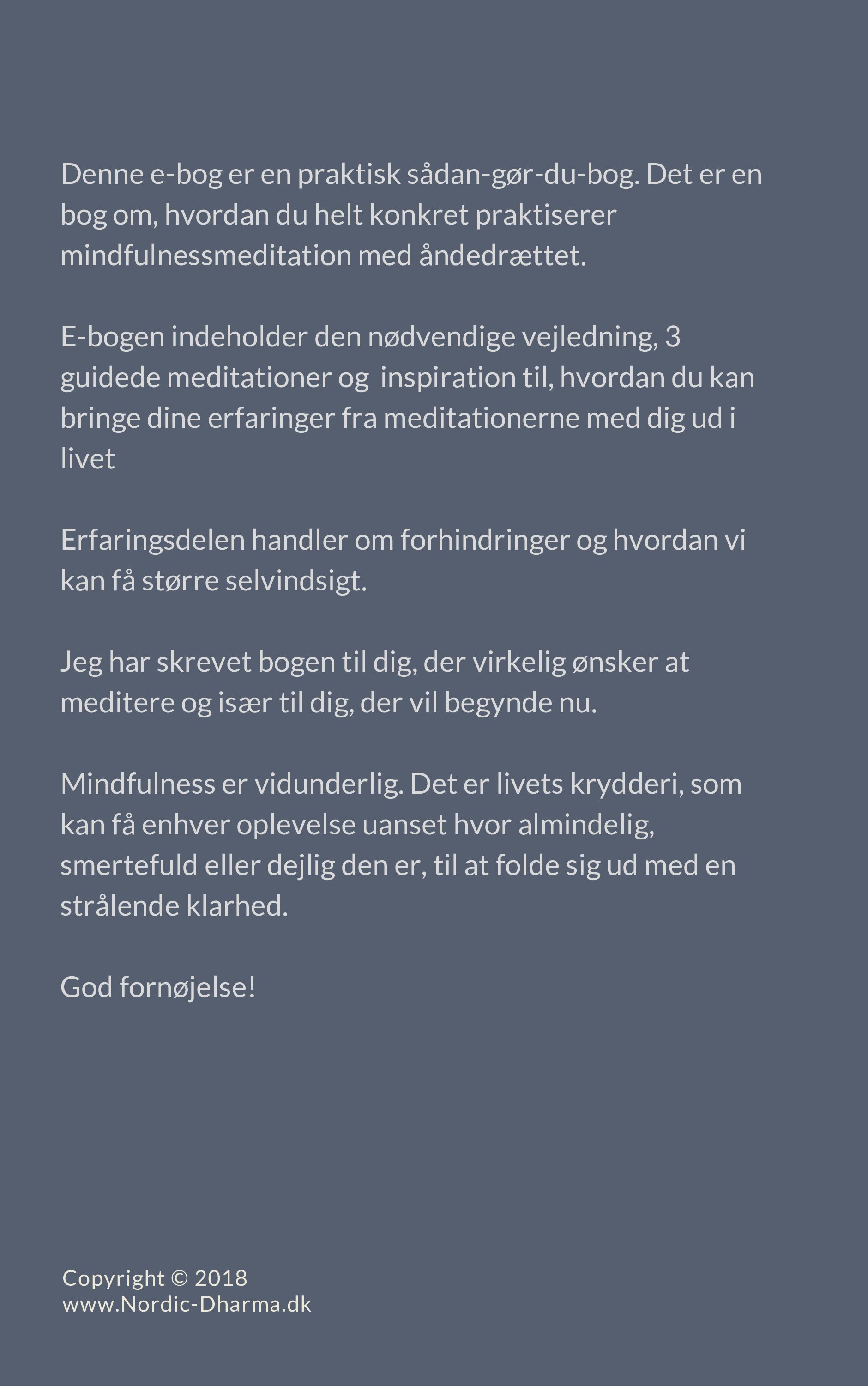 Mindful når du sidder. PIXI E-bog om siddende meditation - Billede 5